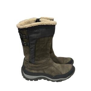Merrell Women’s Waterproof Winter Boots Shearling Lined Zip Mid-Calf Size 7.5